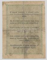 1848. 2Ft "Kossuth bankó" T:III- vágott