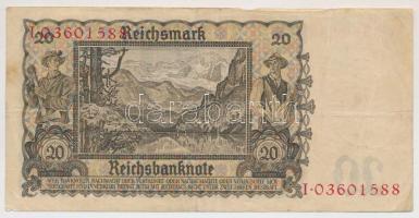 Német 3. Birodalom 1939. 20M T:III 
German Third Reich 1939. 20 Mark C:F