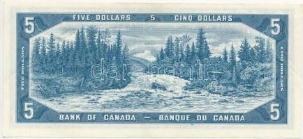 Kanada 1972. (1954) 5$ átalakított haj. Szign.: Bouey-Rasminsky T:II,II-
Canada 1972. (1954) 5 Doll...
