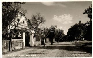 1958 Őrisziget, Sziget; Siget in der Wart; utcakép, Blasy fotó / street