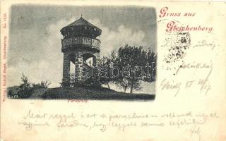 1898 Bad Gleichenberg, Parapluie / lookout tower (small tear)