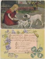 ~245 db háború előtti motívum képeslap, érdekes, színes anyag jobbakkal közet művészlapok  / 245 pre...