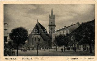 Beszterce, Bistrita; Evangélikus templom / church (EK)