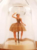 Táncoló balerina, üvegpalackban, működik, jelzett (Bols, Ballerina, Bottle) m:24 cm