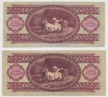 1957-1960. 100Ft (2x) T:III