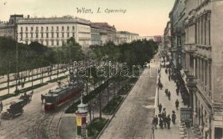 Vienna, Wien I. Opernring, tram, automobile (EK)