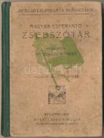 1922-1928 Esperanto tétel: La Laborista Esperantisimo, Esperanto gyakorlatok, Magyar-Esperanto zsebszótár 1922.