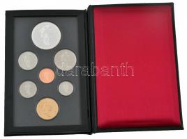 Kanada 1995. 1c-1$ (7xklf) benne 1$ Ag "Hudson-öböl Társaság", fémpénz szett eredeti műbőr...