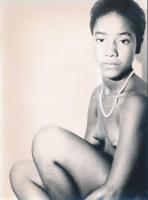 cca 1980 Nigéria hölgyek fotói benne aktokkal is,20db, 24x18cm