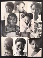 cca 1980 Nigéria hölgyek fotói benne aktokkal is, 20db, 24x18cm