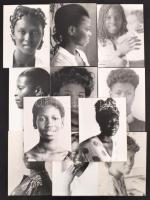 cca 1980 Nigéria hölgyek fotói benne aktokkal is, 20db, 24x18cm