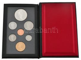 Kanada 1991. 1c-1$ (7xklf) benne 1$ Ag "S.S. Frontenac", fémpénz szett eredeti műbőr díszt...
