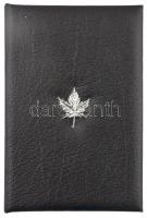 Kanada 1994. 1c-1$ (7xklf) benne 1$ Ag "Az utolsó hegyi kutya-szán járőr", fémpénz szett e...