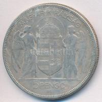 1930. 5P Ag "Horthy jobbra" T:3 ph., patina
Adamo P8