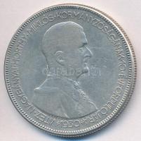 1930. 5P Ag "Horthy jobbra" T:2- Adamo P8