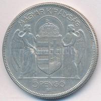 1930. 5P Ag "Horthy jobbra" T:2-
Adamo P8