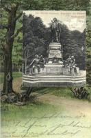 Steyr, Josef Werndl Denkmal / statue, park, tree (EK)