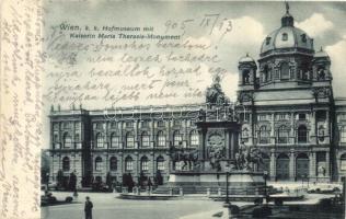 Vienna, Wien; K.k. Hofmuseum, Kaiserin Maria Theresia Monument / museum, statue