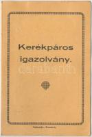 1942 Keszthely, Fényképes kerékpáros igazolvány