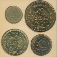 Mexikó 1985. 5P + 1988. 20P + 100P + 1000P plasztiktokban T:2
Mexico 1985. 5 Pesos + 1988. 20 Pesos...