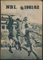 1961/62, 1966 2 db futball műsorfüzet: Nyolcvankilenc gól... Villámriport a labdarúgó VB-ről, NB I. műsorfüzet a bajnoki mérkőzések kezdési időpontjaival