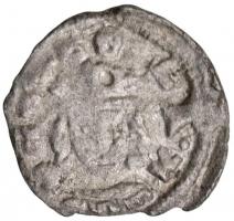 1235-1270. Denár Ag "IV. Béla" (0,22g) T:2-,3 ki. 
Hungary 1235-1270. Denar Ag "Bela...