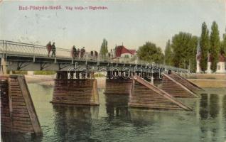 Pöstyén, Pöstyén-fürdő, Piestany; Vág hídja / bridge (EK)