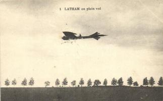 Latham en plein vol / aeroplane