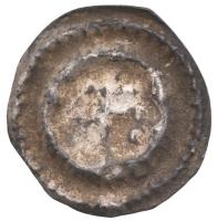 1180-1240. Bracteata Ag "III. Béla - IV. Béla" (0,24g) T:2-,3 Hungary 1180-1240. Bracteata...