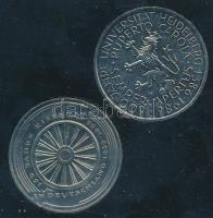 NSZK 1985G 5M "150 éves a német vasút" + 1986D 5M "600 éves a Heidelbergi Egyetem&quo...