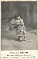 Princesse Ginette, La plus petite femme du monde / The smallest woman in the world, circus (EK)