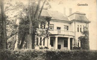 Gavosdia, Krassókövesd, Gavojdia; Bukovinszky-kastély / castle