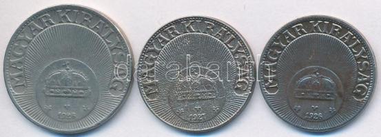 1926-1927. 10f Cu-Ni (2x) + 1926. 20f Cu-Ni T:2,2-
