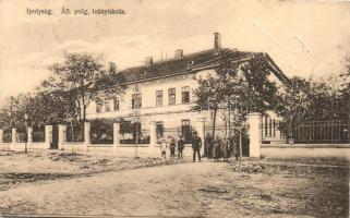 Ipolyság, Sahy; Állami polgári leányiskola / girls school