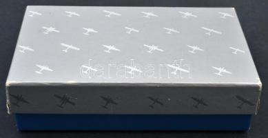 Kanada 1994. 20$ Ag "Curtiss HS-2L - Stuart Graham" aranyozott portré, eredeti dísztokban ...