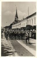 1940 Máramarossziget, Sighetu Marmatiei; a Magyar honvédség bevonulása / entry of the Hungarian troops '1940 Máramarossziget visszatért' So. Stpl.