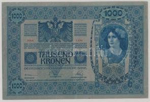 1902. 1000K piros "MAGYARORSZÁG" körbélyegzővel T:III szép papír