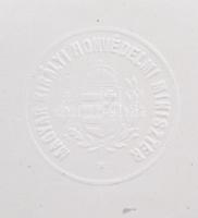 Bartha Károly (1884-1964) honvédelmi miniszter aláírt adományozó Ujólagos Dicsérő Elismerés magyar k...