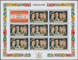 Royal visit stamp + minisheet Királyi látogatás bélyeg + kisív