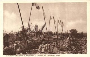 Redipuglia, 3 old unused postcards about the World War I military cemetery in good condition