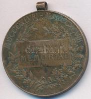 1898. "Jubileumi Emlékérem Fegyveres Erő Számára" Br kitüntetés mellszalag nélkül T:2-
Hu...