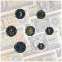 2006. 1Ft-100Ft 8klf db, forgalmi sor szettben, benne 1946-os 1Ft Ag "Hatvanéves a Forint"...