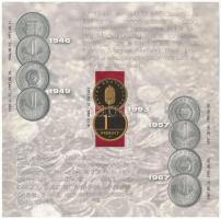 2008. 1Ft-100Ft 7xklf darabos forgalmi sor "Búcsú az egy- és kétforintostól" dísztokos sze...