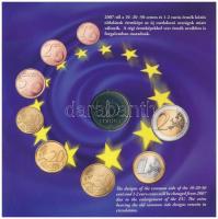 2007. 1Ft-100Ft 8klf db, szettben, benne 50Ft "50 éves a Római Szerződés" T:BU