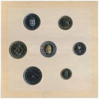 2008. 1Ft-100Ft 7klf db + Mátyás denár Ag fantáziaverete "Reneszánsz emlékév" dísztokos sz...