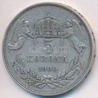 1900KB 5K Ag "Ferenc József" T:2- apró ph