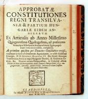 Werbőczi István: Decretum Latino-Hungaricum. Sive Tripartitum opus juris consuetudinarii..
Az az, M...