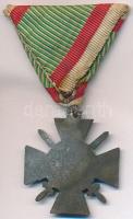 1942. "Tűzkereszt I. fokozata" hadifém kitüntetés mellszalaggal T:2- 
Hungary 1942. "...