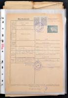 cca 1940-46 Brasnyó hengermalom, Bugyi, rengeteg okmánya (általában számlák, fuvarlevelek, marhalevé...