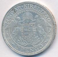 1938. 2P Ag "mosolygós Madonna" T:2,2- ph. 
Adamo P7